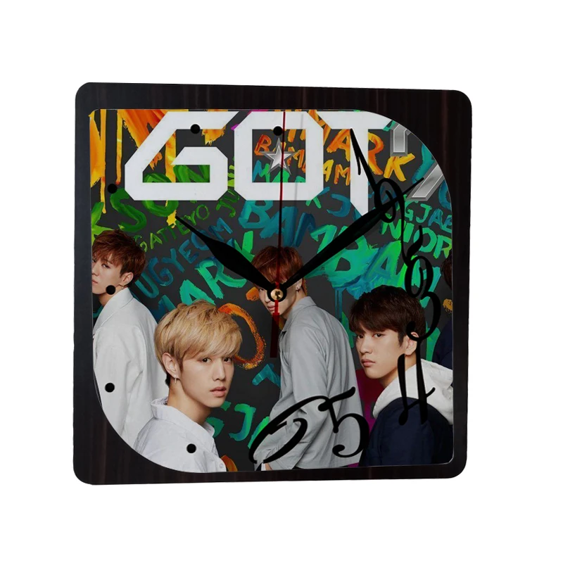 ساعت دیواری طرح گات سون got7 کد Tg12