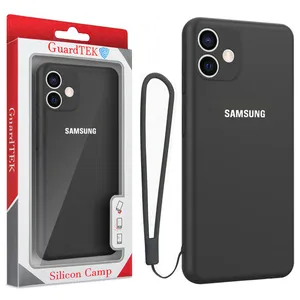 کاور گاردتک مدل Silicamp Logo Strap مناسب برای گوشی موبایل سامسونگ Galaxy A05 به همراه بند