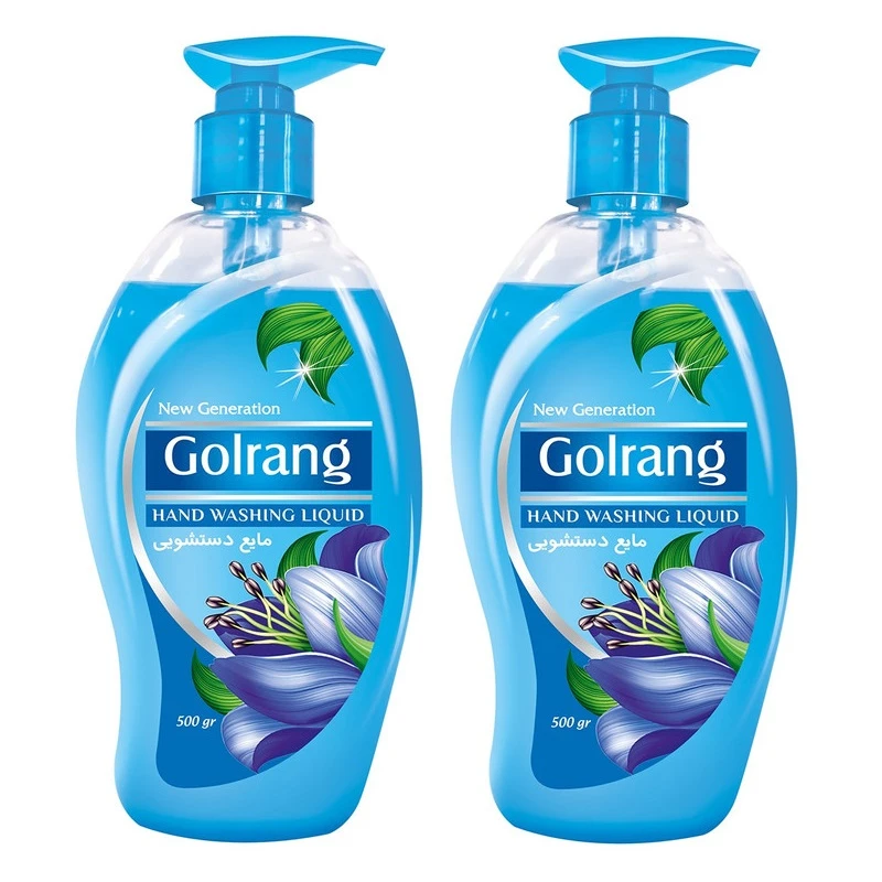 مایع دستشویی گلرنگ مدل ماریا وزن 500 گرم بسته 2 عددی