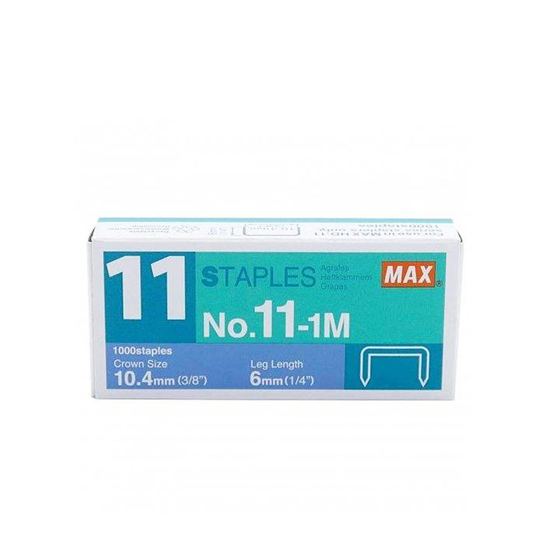 سوزن منگنه مکس مدل NO11-M بسته 10000 عددی