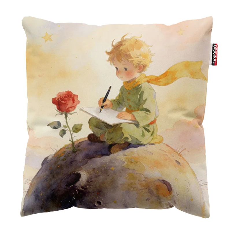 کوسن پاد آفرین مدل شازده کوچولو کد 573 سایز 30*30 سانتی متر