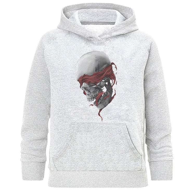 هودی زنانه طرح اسکلت مدل Z695