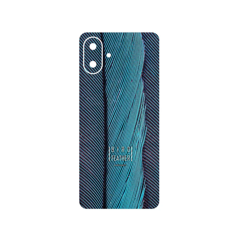 برچسب پوششی ماهوت مدل Turquoise feathers مناسب برای گوشی موبایل سامسونگ Galaxy A07