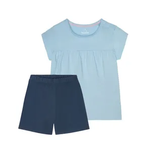 ست تی شرت و شلوارک دخترانه لوپیلو مدل YS001