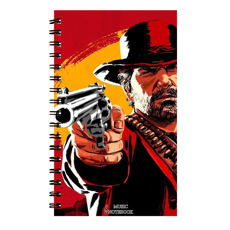 دفتر نت موسیقی طرح Red Deed کد DN-521