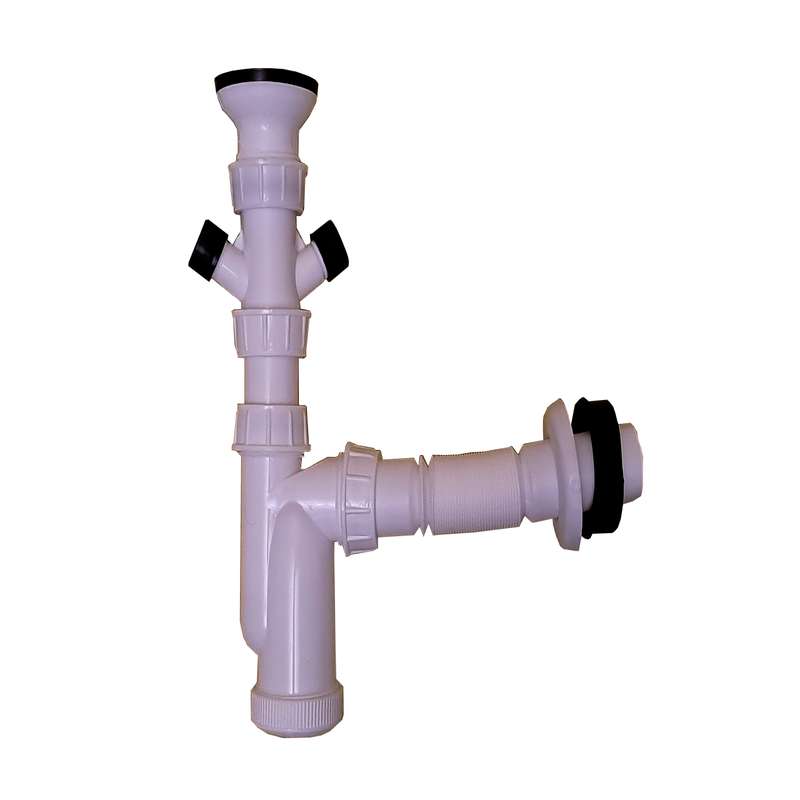 سیفون روشویی هژیر کام مدل نیمه فانتزی رابط دار