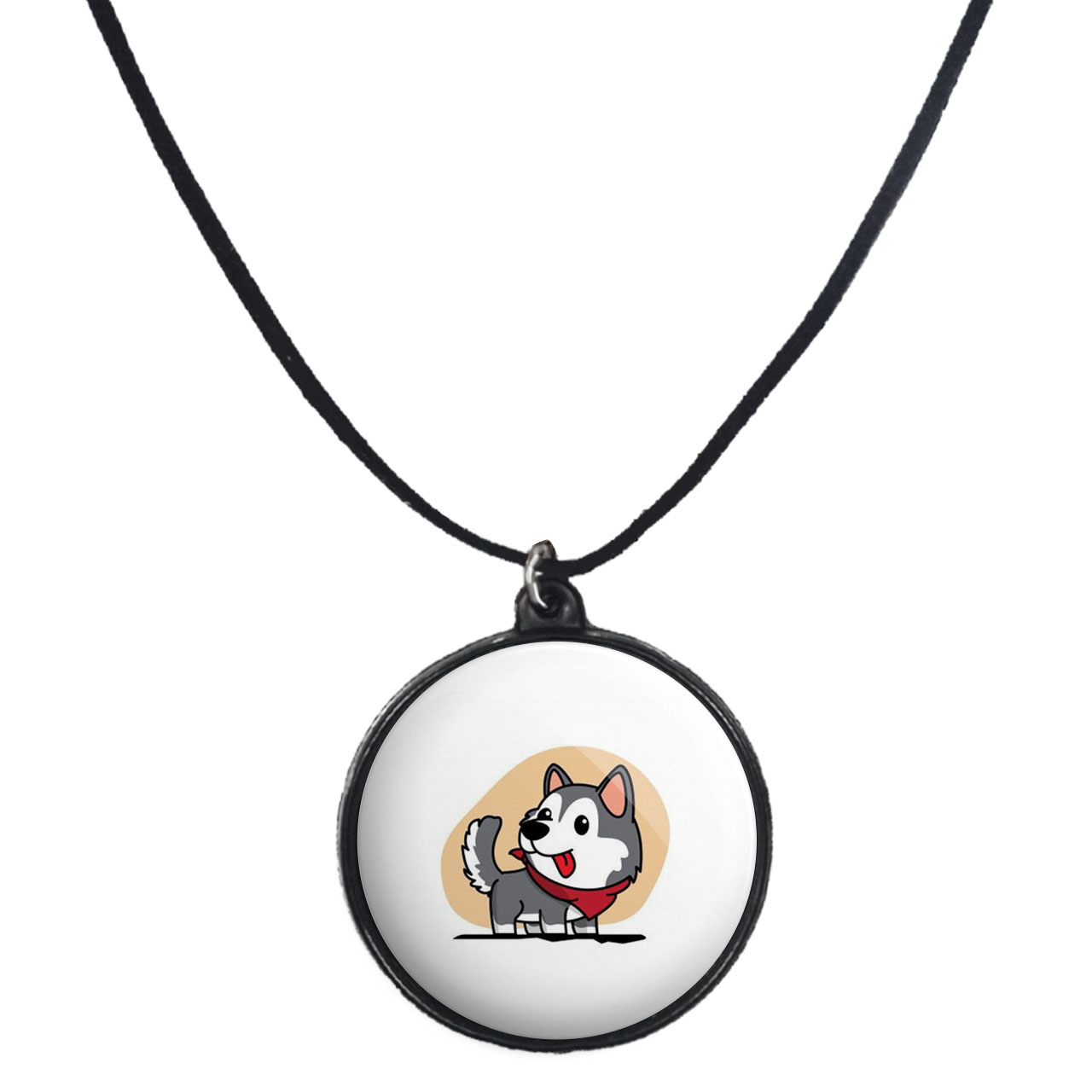 گردنبند پرمانه طرح حیوانات کیوت کد pmb.21385 مدل دو طرفه