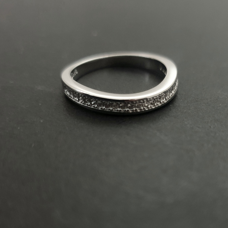 انگشتر نقره زنانه مدل N75 مجموعه دو عددی