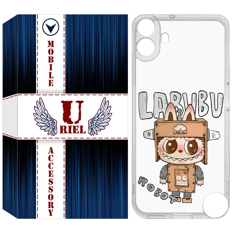 کاور یوریل مدل Clear کد 121 طرح لبوبو مناسب برای گوشی موبایل ناتینگ CMF Phone 1