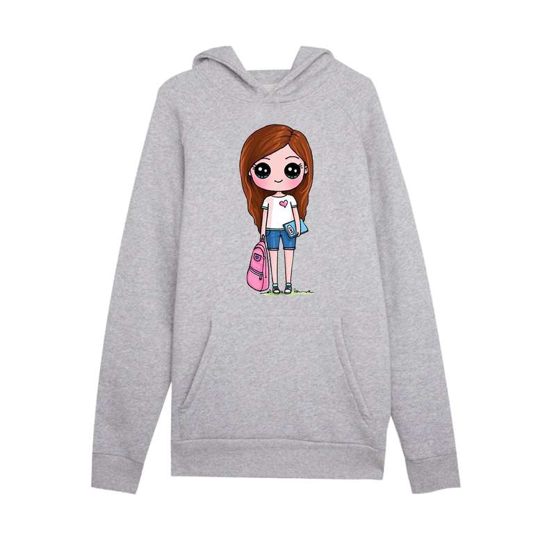 هودی پسرانه طرح دختر کد 1153