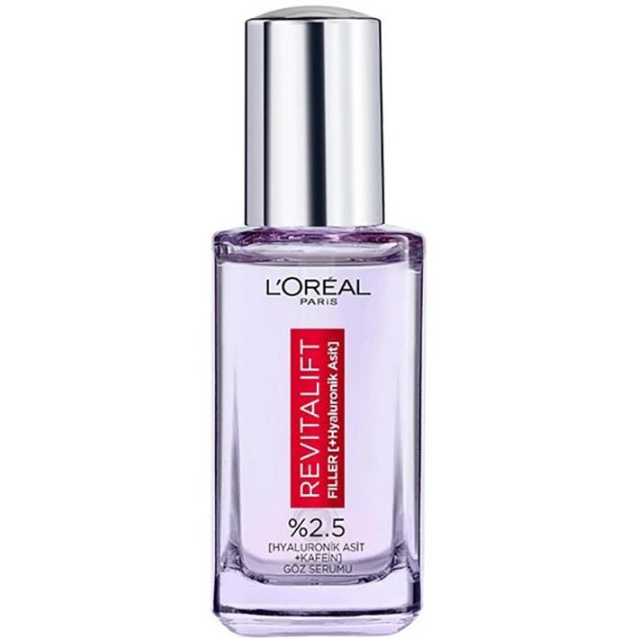 سرم آبرسان پوست لورآل مدل REVITALIFT HYALURONIC ACID حجم 30 میلی لیتر