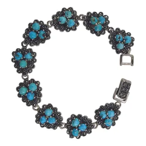 دستبند نقره زنانه کد 0209