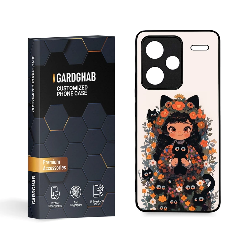 کاور گارد قاب مدل دخترانه مناسب برای گوشی موبایل شیائومی Redmi Note 13 Pro Plus 5G