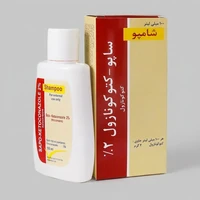 شامپو ضد قارچ ساپونین مدل کتوکونازول 2 درصد حجم 100 میلیلیتر، ضد شوره، ضد ریزش، تنظیمکننده چربی، مناسب انواع مو