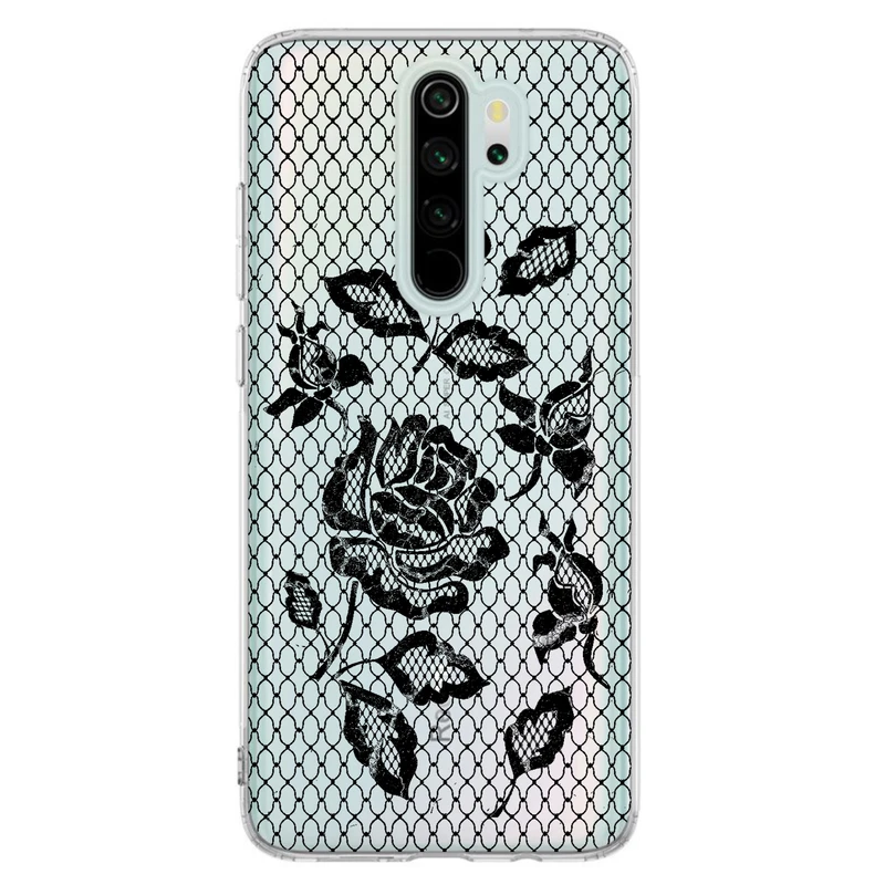 کاور مگافون طرح گل مدل C43-B مناسب برای گوشی موبایل شیائومی Redmi Note 8 Pro 