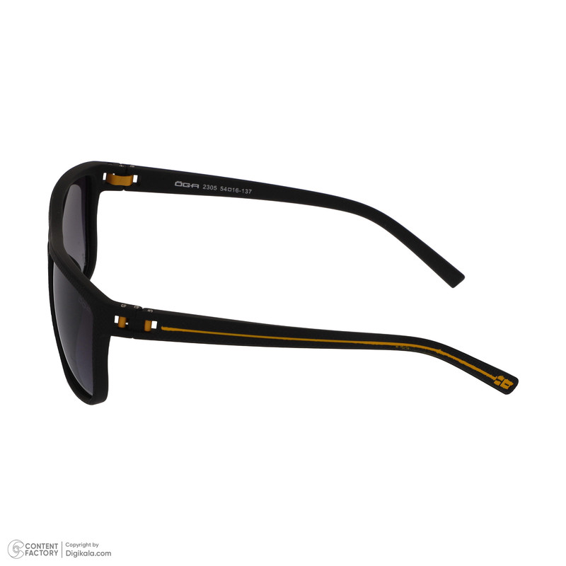 عینک آفتابی مردانه اوگا مدل 2305-BLACK-YELLOW 3 در وبزینر عینک آفتابی مردانه اوگا مدل 2305-BLACK-YELLOW