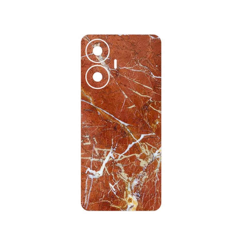 برچسب پوششی ماهوت مدل Red Marble مناسب برای گوشی موبایل ریلمی C55