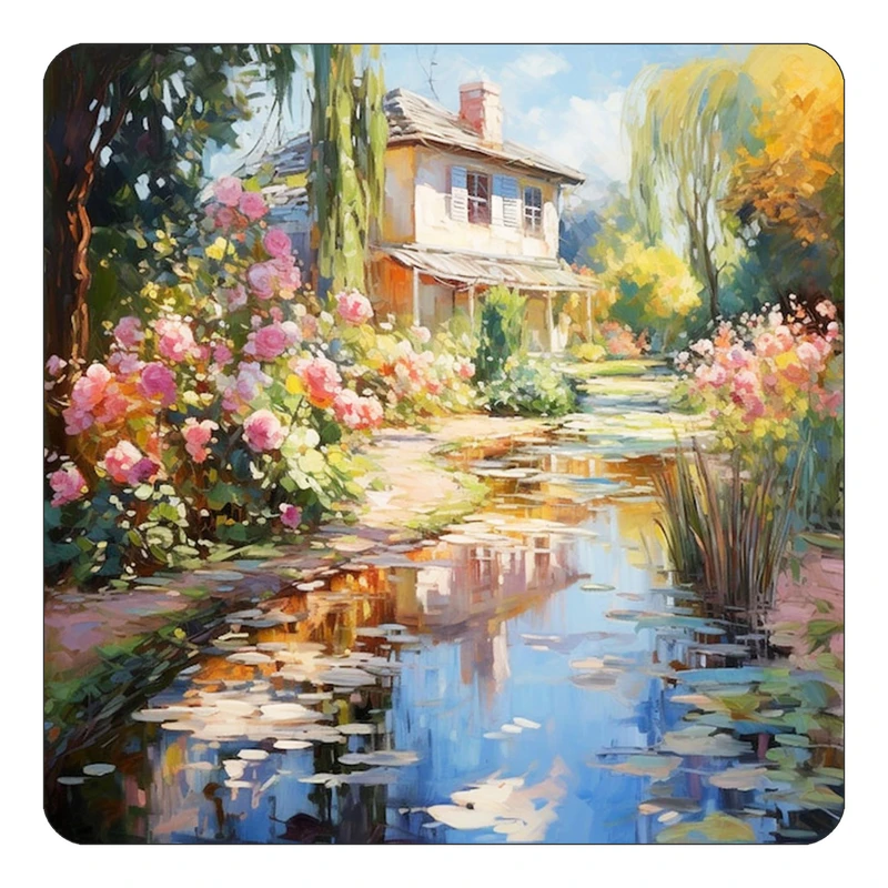 مگنت کاکتی طرح نقاشی رنگ روغن مدل mp71789