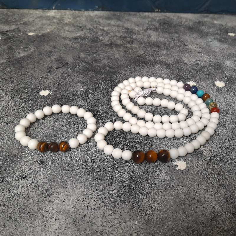 نیم ست زنانه ناماسته مدل سنگ هفت چاکرا و اونیکس کد 41