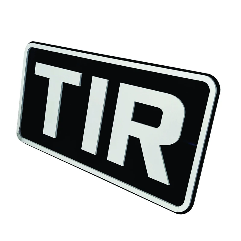 آرم تزئینی طرح مستطیل پلکسی برجسته مدل TIR-B2