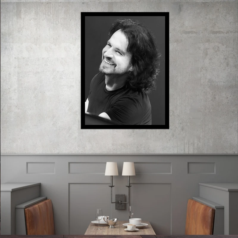 تابلو بکلیت طرح مشاهیر موسیقی جهان یانی مدل قاب شاسی B-S9863