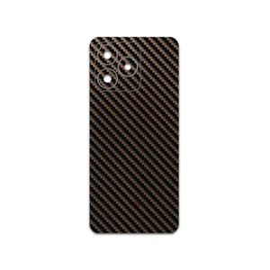 MAHOOT Glossy-Brown-Fiber Cover Sticker for Realme C53
