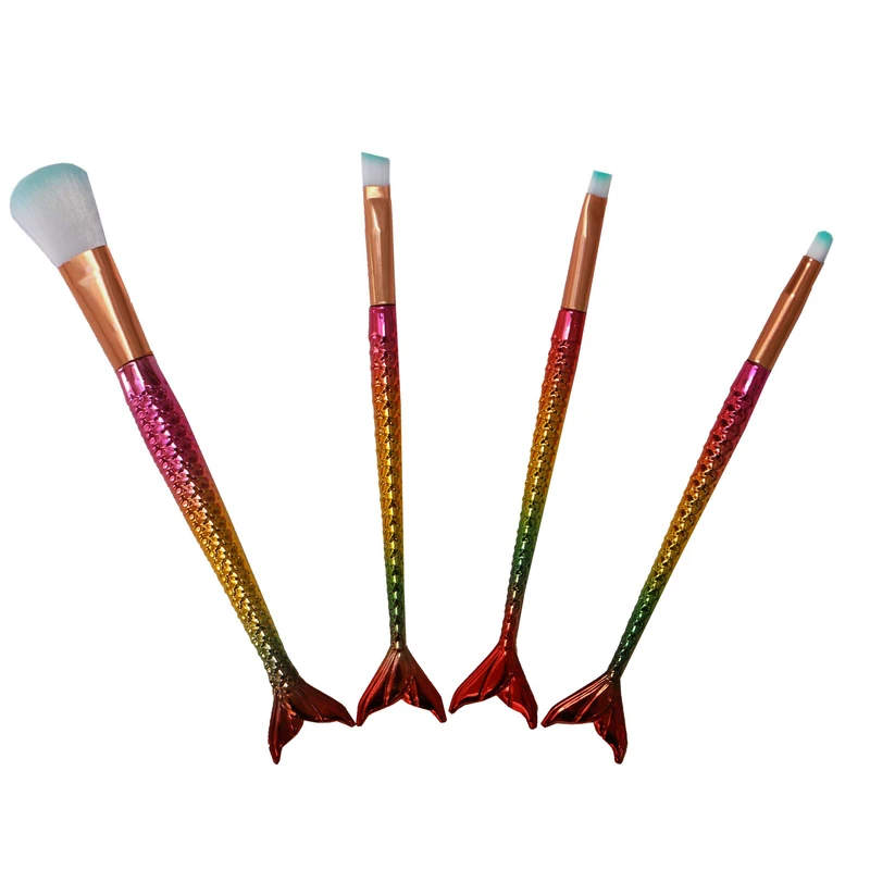 ست برس آرایشی مدل 10100081 مجموعه 4 عددی