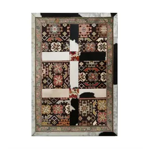 کلاژ فرش پوست و چرم کمالی مدل AD-0372