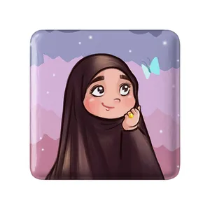 مگنت خندالو مدل دخترانه باحجاب کد 25983