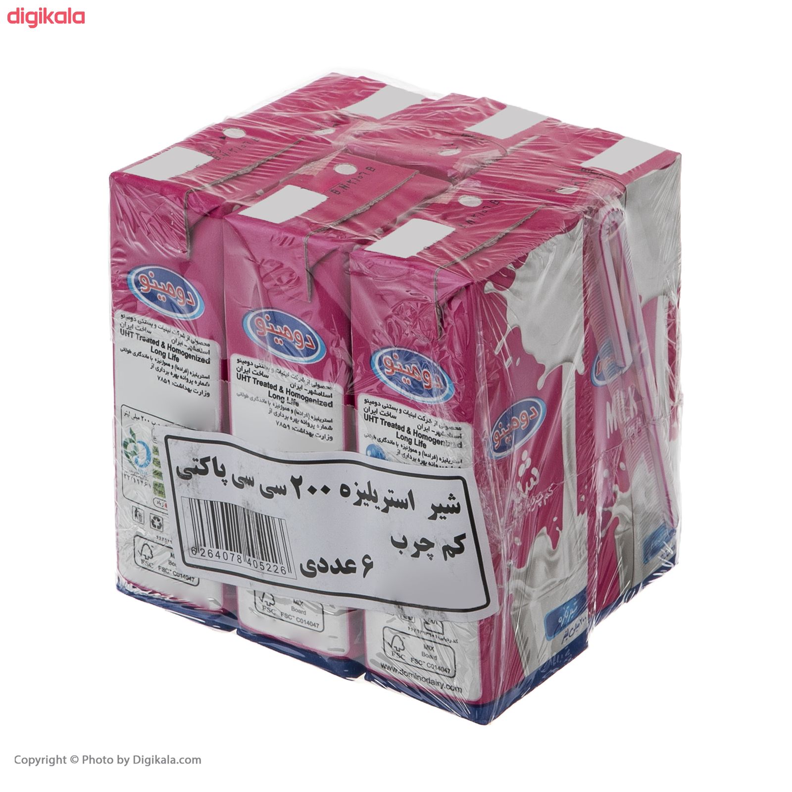 شیر کم چرب دومینو - بسته 6 عددی main 1 5