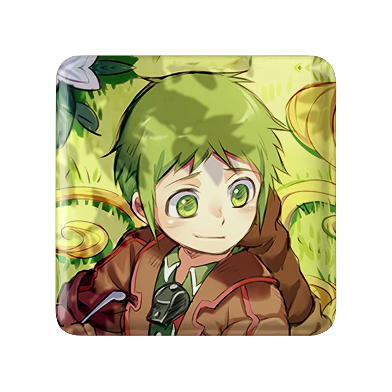 مگنت خندالو طرح تورکا انیمه ساخته شده در پرتگاه Made in Abyss  مدل مربعی کد 22132