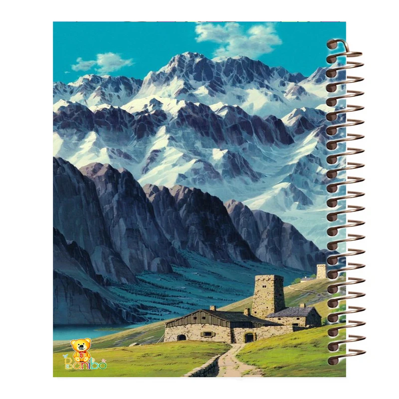 دفتر مشق 100 برگ بانیبو طرح روستا کد 349