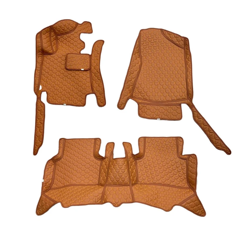 کفپوش پنج‌بعدی خودرو مدل چرم گلدوزی مناسب برای هیوندای توسان