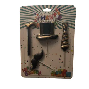 شمع تولد مدل ست مردانه کد 3412 مجموعه 4 عددی