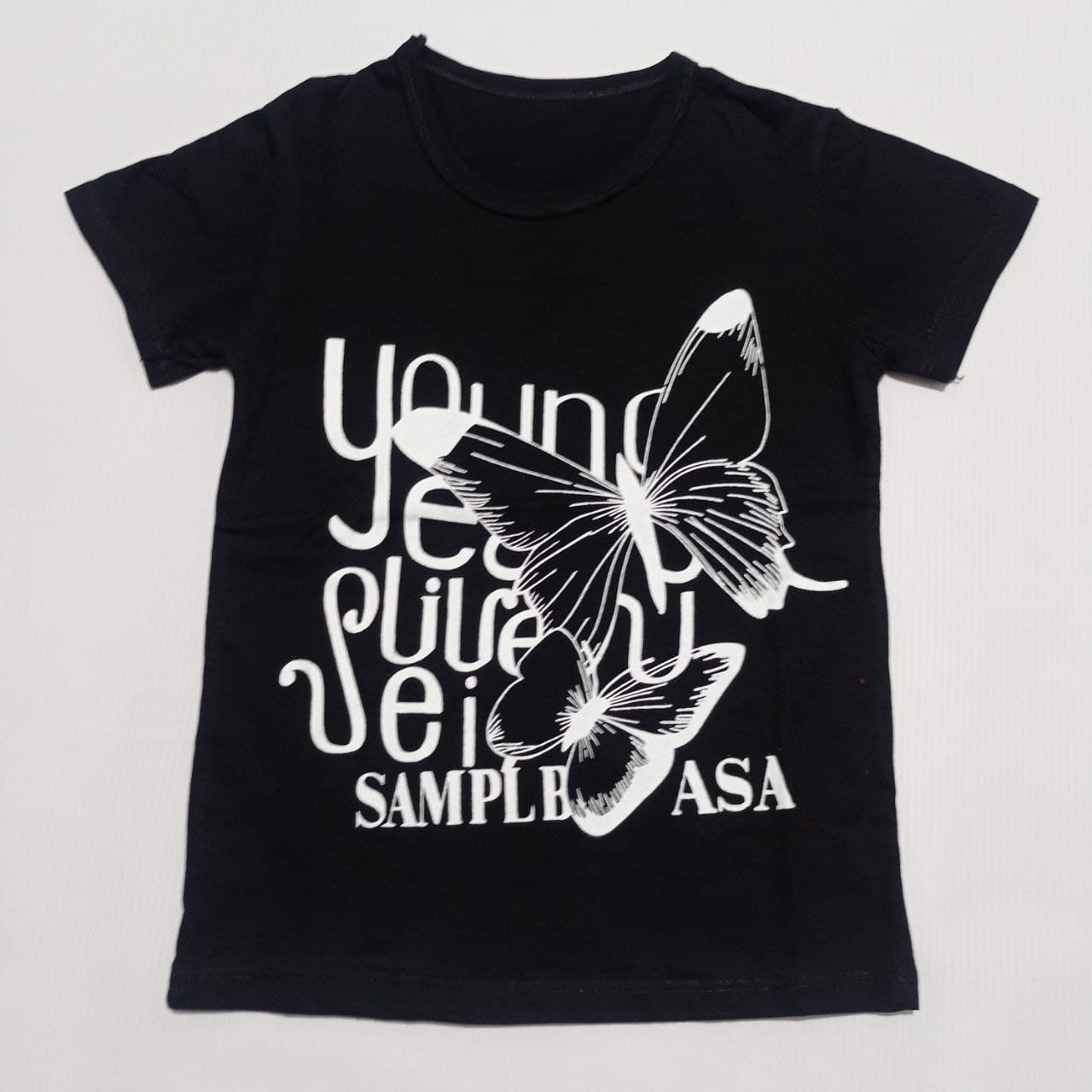 تیشرت دخترانه مدل پروانه