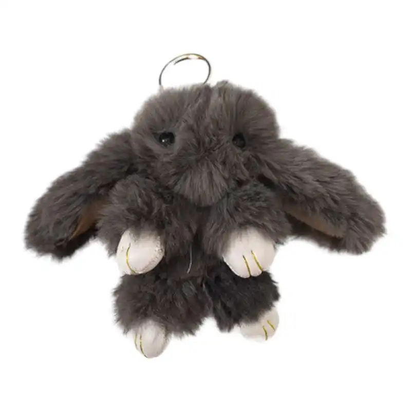 عروسک مدل خرگوش طرح لاکچری پشمالو ارتفاع 15 سانتی متر