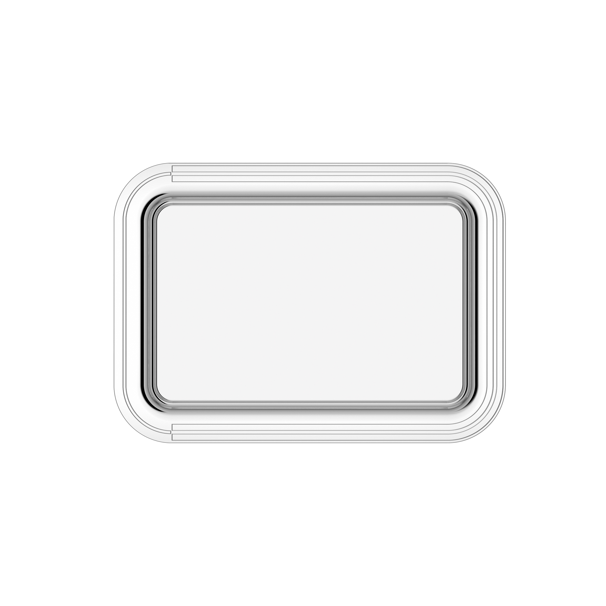 سینی پارس استیل مدل مستطیل