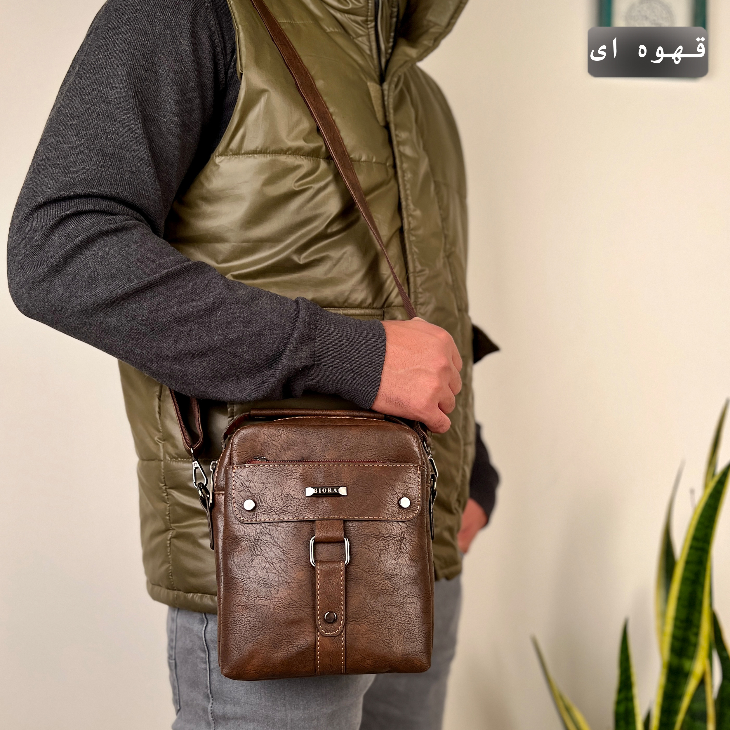 کیف رودوشی مردانه بیورا مدل dbb54