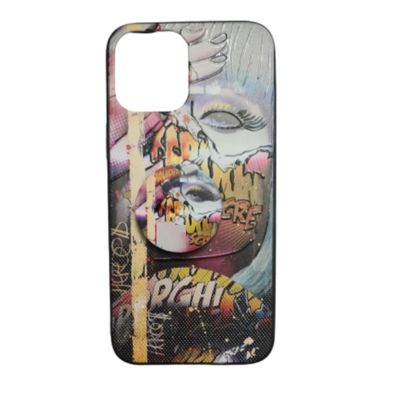 کاور مدل دخترانه کد 944 مناسب برای گوشی موبایل اپل iPhone 12 /12 Pro به همراه پاپ سوکت