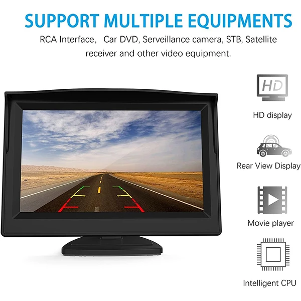 عکس شماره 7 : مانیتور و دوربین دنده عقب خودرو مدل meibenbusmei-fba