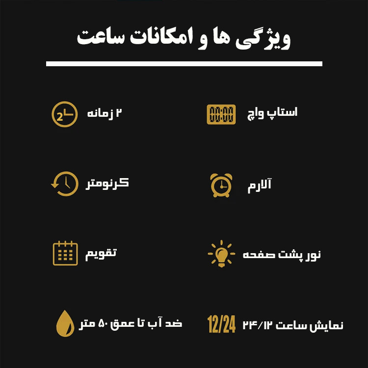 ساعت مچی دیجیتال مردانه اسکمی مدل 1968 BK