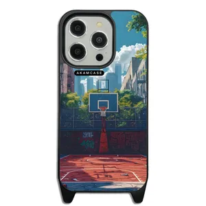 AKAM AMC-WLA15PRO-BASKETBALL2 Cover For Apple iPhone 15 Pro