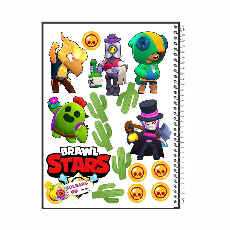 دفتر مشق 60 برگ گلبرگ طرح پسرانه کد 60358