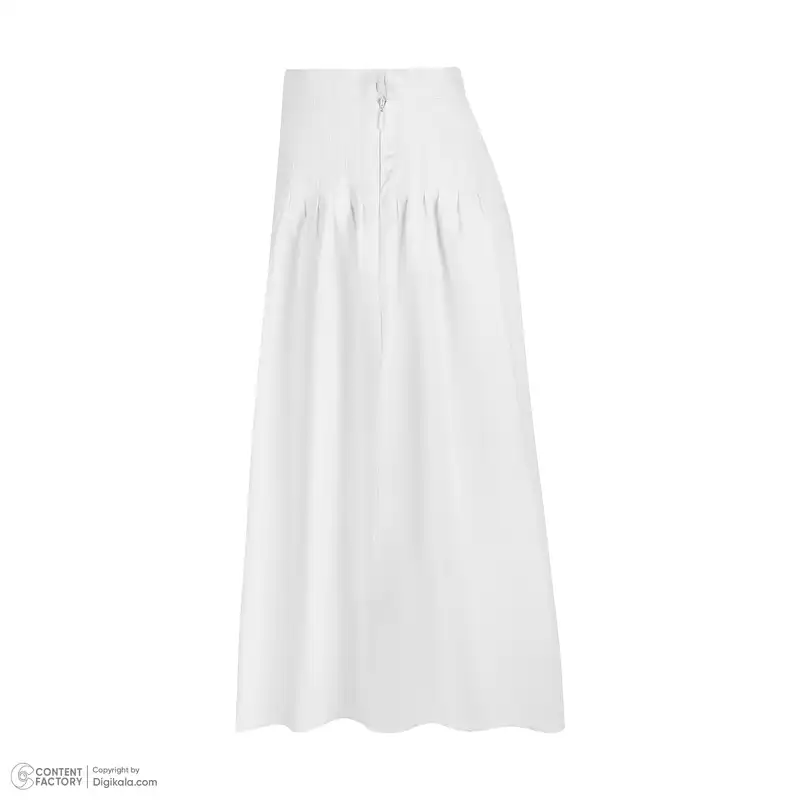 دامن فون زنانه مدل نرمه 040 رنگ شیری