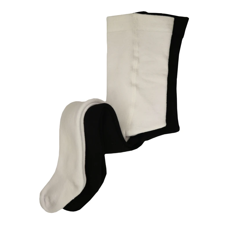 جوراب شلواری دخترانه ویزیون مدل حوله ای کد VSH/Z3 مجموعه 2 عددی