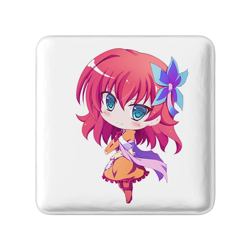 پیکسل خندالو طرح استفانی انیمه نو گیم نو لایف مدل مربعی کد 32421