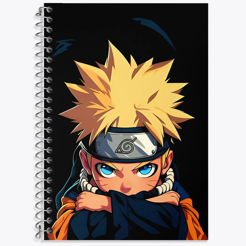 دفتر لغت 50 برگ خندالو طرح انیمه ناروتو (Naruto) کد F6792