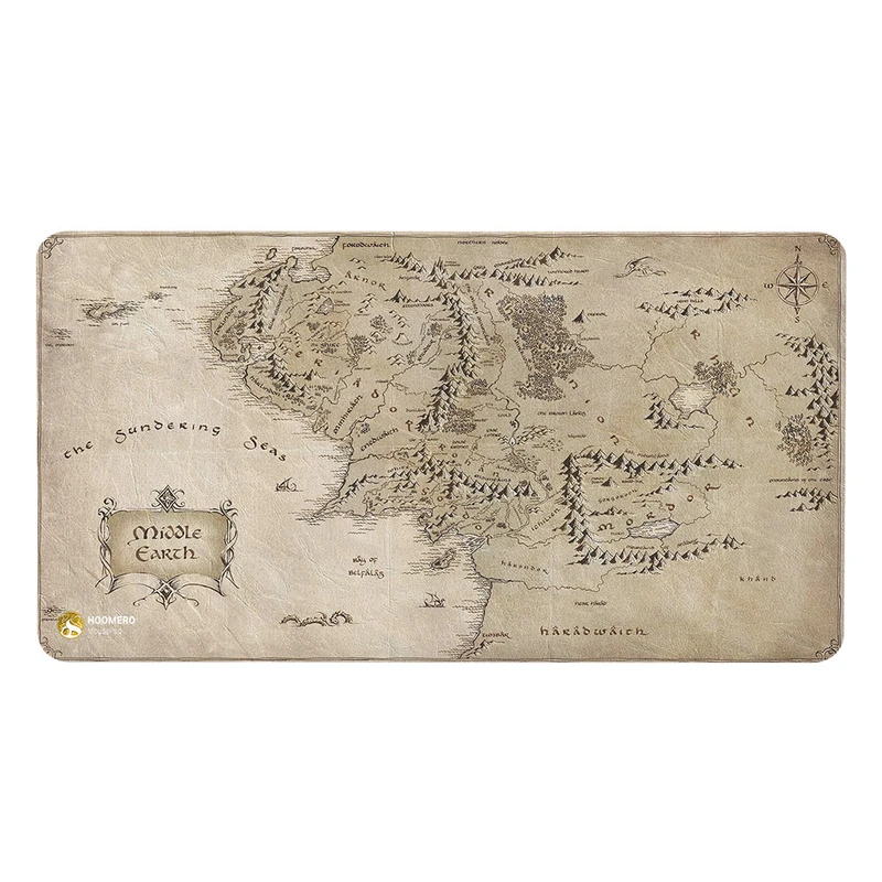 ماوس پد هومرو مدل MX162 طرح نقشه ارباب حلقه ها