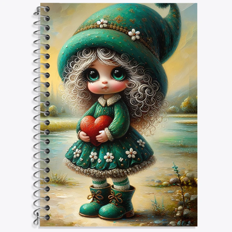 دفتر نت موسیقی 50 برگ خندالو طرح دخترانه بامزه کد N5140