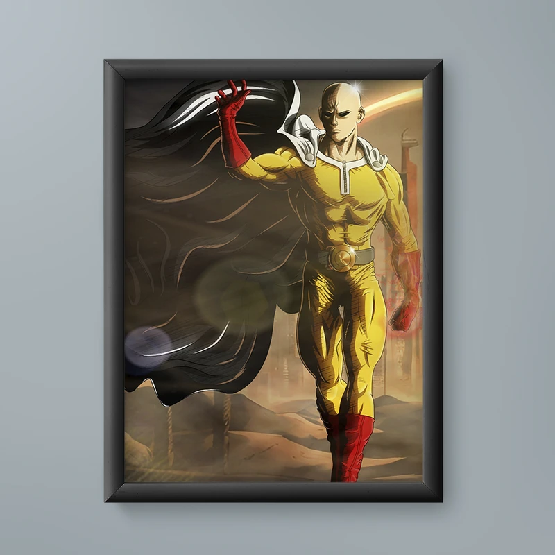 تابلو مدل سایتاما وان پانچ من 01 saitama one punch man